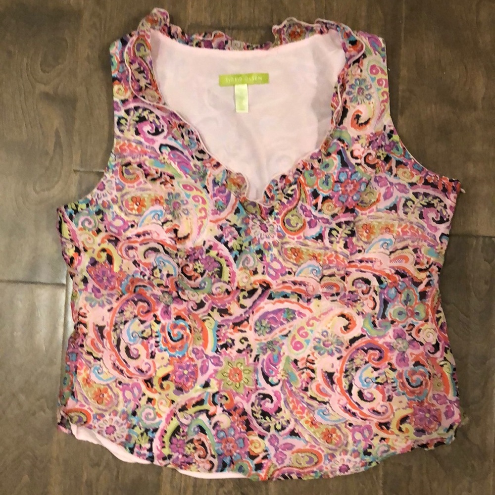 Sigrid Olson lined sleeveless top